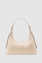 Zoozie Bags Bolso de Mano de Cuero PU Color Crema